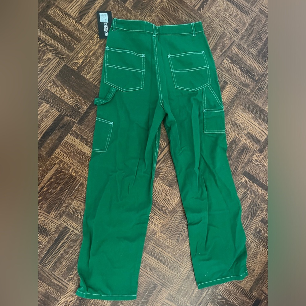 urban planet green cargo pants size small NWT - Picture 3 of 5